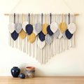 Tempospark Large Macrame Wall Hanging, 39" Wx29 L Boho Wall Hanging, Boho Chic Leaves Tassels Tapestry for Bedroom, Living Room, Dining Room, Nursery, Hallway, Balcony by Tempospark
