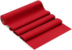 Disposable Table Runner for Dining Table, 16" 20-Pack Linen-Like Red Paper Table Runners for Christmas, Party, Wedding Or Event - Image 7