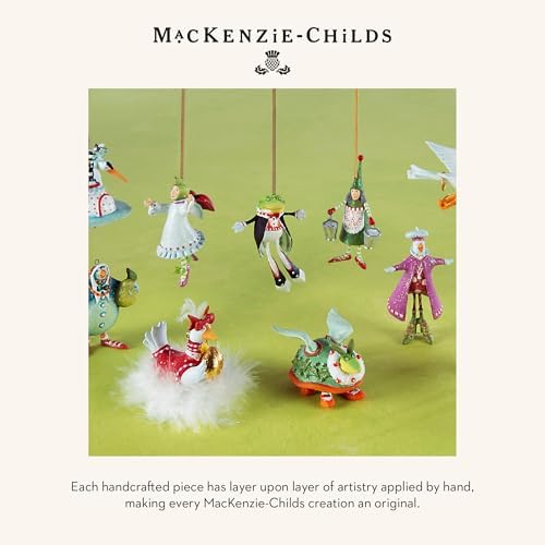 MACKENZIE-CHILDS Patience Brewster 12 Days Christmas Ornament, Decorative Hanging Ornament for Christmas Tree, Pack of 12, Mini Ornaments Set - Image 6