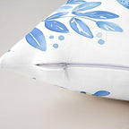 Erosebridal Hanukkah Decorations Decorative Pillow Covers, Chanukah Festival Throw Pillow Covers 24X24 Set of 2, Blue Christmas Cushion Cases for Couch Bed Sofa Home Decor - Image 4