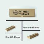 iwa concept Bismillah Alhamdulillah Mashallah Islamic Home Decor | Islamic Table Decors | Ramadan Decoration | Eid Decor | Islamic Home Art | Muslim Gift| (Bismillah-Alhamdulillah, Silver) - Image 7
