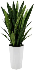 4FT Large Fake Snake Plant,Potted Sansevieria Artificial Plants by Unknown