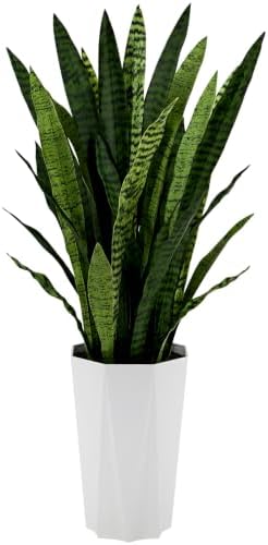 4FT Large Fake Snake Plant,Potted Sansevieria Artificial Plants by Unknown