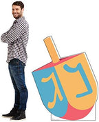 Cardboard People Dreidel Life Size Cardboard Cutout Standup - Image 3