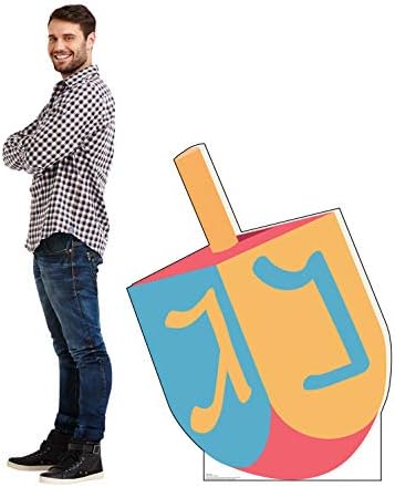 Cardboard People Dreidel Life Size Cardboard Cutout Standup - Image 3