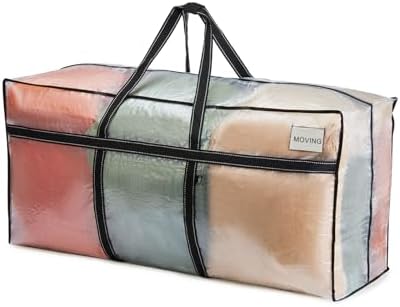 VENO Extra Large Moving Bags, Christmas Tree Storage, Clear, 1 Pack by Veno