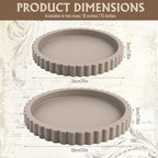 2 Pcs Round Trays for Coffee Table Decor, Decorative Tray for Perfume, Candle, Soap, Plants, Circle Coffee Table Trays for Living Room, Bathroom & Table Tray Decor - Image 2