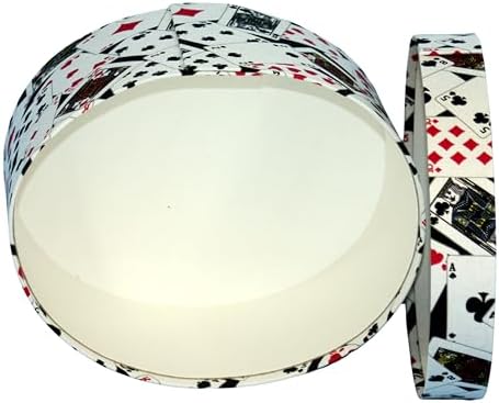 Sarah's Hat Boxes – Playing Cards Decorative Gift Box | Reusable Storage Boxes for Gifts, Keepsakes, Jewelry, or Special Items | Printed Design - Image 2