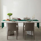 Solino Home 100% Pure Linen Table Runner Rainforest Long, Fete 14 x 108 in - Image 4