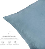 MONDAY MOOSE Decorative Throw Pillow Covers Cushion Cases, Set of 4 Soft Velvet Modern Designs, Mix and Match for Home Decor, Pillow Inserts Not Included (20x20 inch, Beige/Light Blue) - Image 7