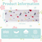 BINBE 6pcs Ivory Daisy Spring Table Runner Embroidery Gauze 10FT Florals Seasonal Tulle Holiday Birthday Kitchen Dining Table Decor for Home Party - Image 4