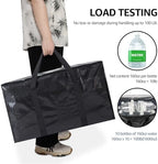 Moving Bags Heavy Duty Extra Large, Moving Boxes, Moving Supplies Essentials, Blue Storage Bins with Lids, Plastic Packing Totes, Storage Bags for Clothes with Handles & Zippers(Black, 6 Pack) - Image 6