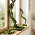Artificial Moss Tree Branches, 2 Pack 118" Bendable Fake Jungle Vines by KFURNIKN