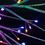 2ft Pre-lit Birch Tree with 72 LED Lights & Remote - RGB Color Changing Fairy Spirit Twinkling Tree for Christmas Decorations Indoor, Holiday, Bedroom, Wedding Decor | USB/Battery Powered - Image 3