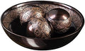 Creative Scents Dublin Brown Decorative Bowl with Orbs Set - Centerpiece Table Decorations - Coffee Table Decor - Home Decorations for Living Room Decor, Table Centerpieces for Dining Room Table by CreativeScents