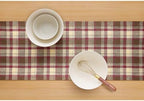 Solino Home 100% Linen Table Runner Multicolor, Rustic Plaid 14 x 132 in - Image 3