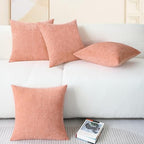CaliTime Decorative Couch Throw Pillow Covers 18 X 18 Inches Dusty Pink - Image 6