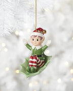 Lenox 898570 Christmas Elf Sleigh Ride Ornament - Image 7