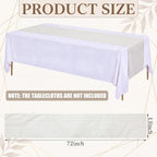 6 Pcs Beige and White Stripe Table Runner, 13 x 72 Inch - Image 2