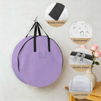 30 Inch Round Storage Bag 2 Pack,Purple Watercolor Solid Color Waterproof Wreath Storage Container with Handles&Zipper Minimalist Style Closet Organizer Bags Garland Box - Image 5