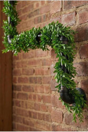 SODEF Artificial Ivy Vine Garland - 24.6 ft Faux Ivy - Look Greenery for Home, Garden, Balcony Decor - PE Leaves - Green - Image 2