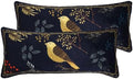 patdrea Designer Velvet Throw Pillow Cover,Set of 2,12"x28"-Doodle B by patdrea