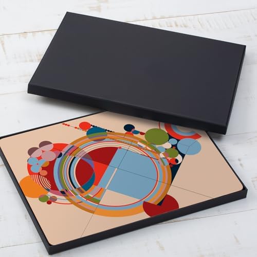 CounterArt Carpet Designs by FLW Boxed Set of 4 Hardboard Placemats - Image 7