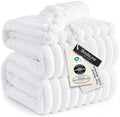 Bedsure Soft King Size Blankets for Bed Bright White 108"x90" by BEDSURE