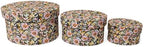 Sarah's Hat Boxes – Floral Decorative Gift Box | Elegant Reusable Storage Boxes for Gifts, Keepsakes, Jewelry, or Special Items | Unique Printed Design (Set of 3, Floral) - Image 4