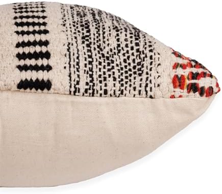 · REDEARTH · Boho Textured Handwoven Throw Pillow Cases, Motley Bohemia - Image 5