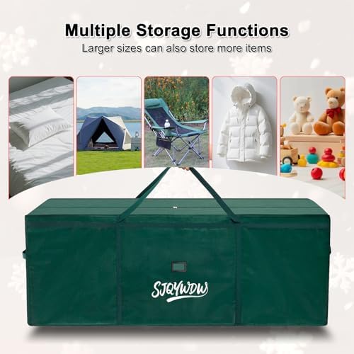 Extra Large Christmas Tree Storage Bag 12 ft - Green - Image 7