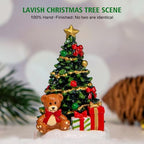 Christmas Snow Globes Lantern with Music, Christmas Tree Snow Globes with Swirling Glitter Effects, USB/Battery Powered with 6-Hour Timer, Holiday Decorations Indoor - Image 6