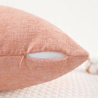 CaliTime Decorative Couch Throw Pillow Covers 18 X 18 Inches Dusty Pink - Image 3