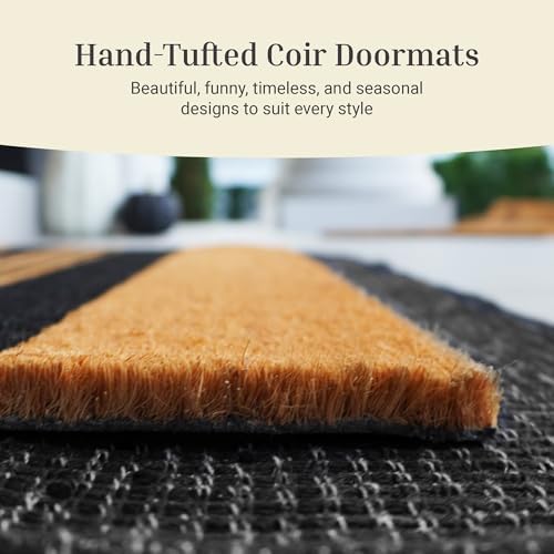 THEODORE MAGNUS Door Mat - Welcome Mat for Front Door with Non-Slip Backing - Durable Spring & Summer Doormat - Perfect for Outside Entrance Matt - Outdoor/Indoor - Golden Glow - 17" x 30" - Image 4