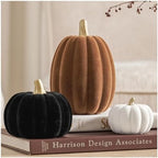 DN DECONATION 3 Pcs Fall Pumpkin Decorations, Artificial Pumpkin for Home by DNDECONATION