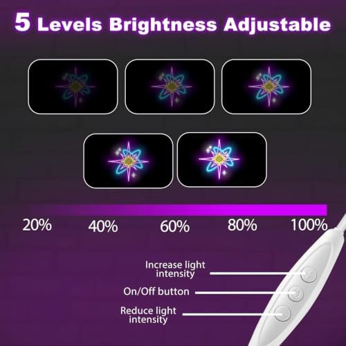 Starburst Neon Sign, Mystical Cosmic Light for Bedroom, Dorm & Studio Decor - Image 6