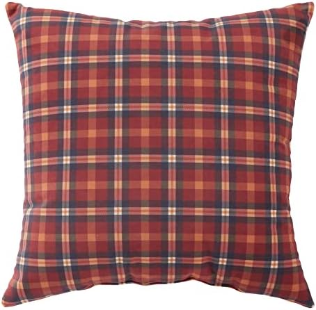 Greendale Home Fashions 18 in. Square Durwood Plaid Throw Pillow by GreendaleHomeFashions