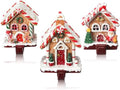Riceshoot 3 Pcs Christmas Gingerbread House Stocking Holders,Classic by Zuqqaaoor