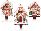 Riceshoot 3 Pcs Christmas Gingerbread House Stocking Holders,Classic by Zuqqaaoor