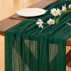 10 Pack Cheesecloth Table Runner Fall Boho Gauze Wedding Party Home Decor - Image 2