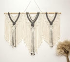 guzhiou Large Macrame Wall Hanging, Boho Woven Tapestry Decor Art, 43"x32" by guzhiou