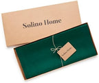Solino Home 100% Pure Linen Table Runner Rainforest Long, Fete 14 x 108 in - Image 5