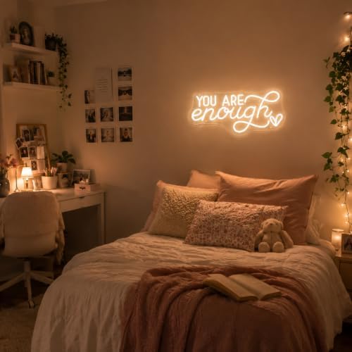 You Are Enough Neon Sign Led Light Sign for Wall Decor - Image 5