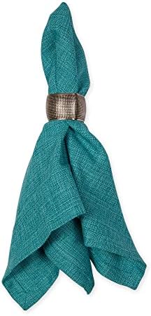 DII Variegated Tabletop Collection, Napkin Set, 20x20, Teal, 6 Piece - Image 3