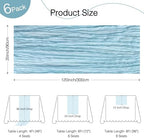 12 Pack Dusty Blue Cheesecloth Table Runner Boho Gauze Home Decor - Image 2