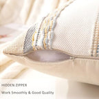 Boho Throw Pillow Covers Decorative Neutral Farmhouse Pillow case - Image 3