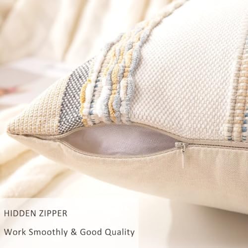 Boho Throw Pillow Covers Decorative Neutral Farmhouse Pillow case - Image 3