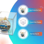 8-Pk Clear Acrylic Boxes with Lids, 4x4x4in, Candy, Party Favors & Gifts - Image 4