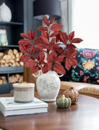 Briful 3 Pack Faux Magnolia Stems, 39.4 Inch Fall Branches - Image 4