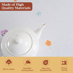 Maison d' Hermine Table Cloth Round Table Reusable 100% Cotton 69" Diameter - Image 3